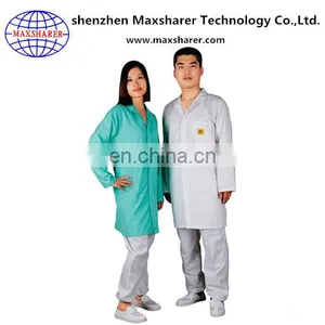 Maxsharer Wholesale Esd Antistatic Cleanroom Smock for Working Uniform in thumbnail-2
