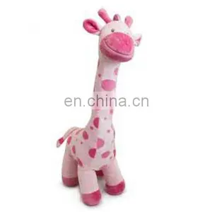 12inch Pink Color Giraffe Plush Toys for Baby thumbnail-1