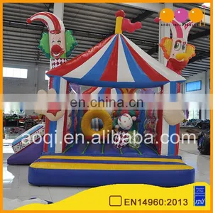 Custom Inflatable Castle Factory Toddle Inflatable Bouncer,clown Air Bouncer Inflatable Trampoline for Sale thumbnail-1