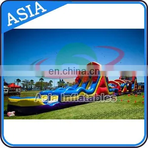 Crazy Team Work Sport Games Giant Inflatable Obstacle Course Inflatable Obstacle Run Race For Adult thumbnail-2