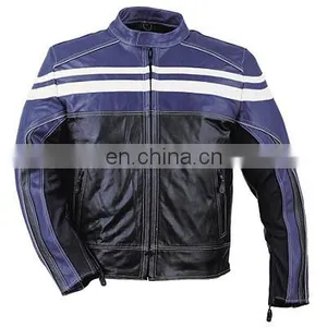 HMB-0412A LEATHER MOTORBIKE JACKETS MOTORCYCLE BIKER COATS thumbnail-4