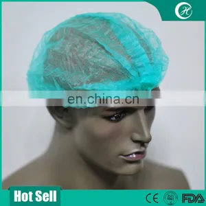 Disposable Sugical Non-woven Mob Clip Cap,Pleated Cap,Mob Cap thumbnail-5