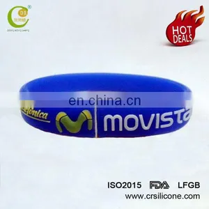 High Quality Silicone Bracelet Promotion Gift Print Logo 512mb-64gb Silicon Wristband/ Bracelet Usb 2.0 Flash Drive thumbnail-2