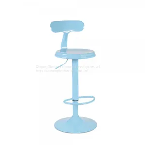 ZX-1604 Metal High Swivel Barstools Chair High Chairs For Bar Table thumbnail-1