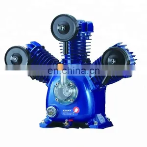 Belt Driven Lubricated Piston High Pressure Air Compressor Pump Head thumbnail-1