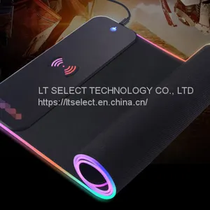 Wireless Charger Rgb Mouse Pad With Running Light thumbnail-1