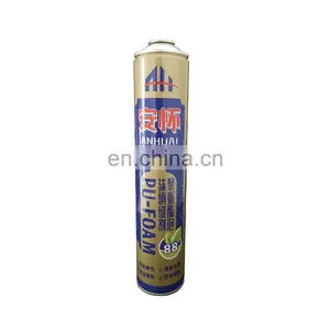 China Empty Polyurethane Foam Price 750ml and High Pressure pu Foam Can thumbnail-1