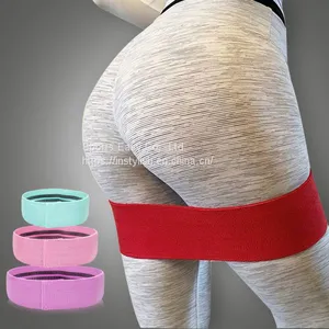 Elastic Resistance Bands Fabric Gym Band for Leggs, Hip, Arms thumbnail-1