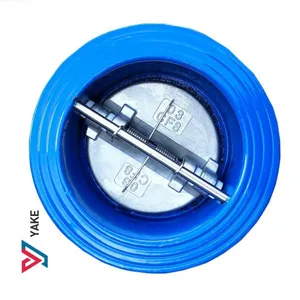 Cast Iron Wafer Type Butterfly Check Valve Ductile Iron CF8 Disc Check Valve thumbnail-5