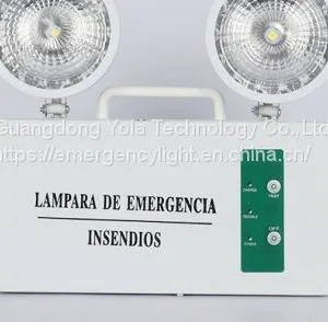Factory Price Rechargeable Led Twin Spot Emergency Light Fire Safe Emergency Led Lamps thumbnail-5