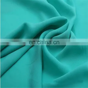 Chinese Supplier 75D Polyester Moss Crepe Fabric Soild Color High Quality Moss Crepe Fabric thumbnail-4