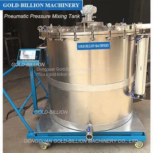 Industrial Mixing Tank,mixing Liquid Receiver,Stainless Steel Mixing Tank,Pneumatic Stirring Mixing Tank thumbnail-2