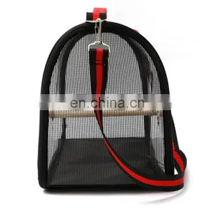 Bird Travel Takeaway Travel Cage PVC Transparent Breathable Bird Cage Parrot Handbag thumbnail-5
