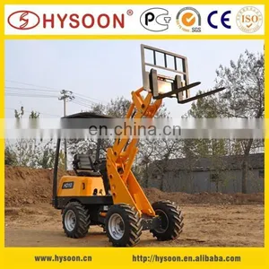 Taian Hysoon Mini Fork Wheel Loader HD10L thumbnail-6