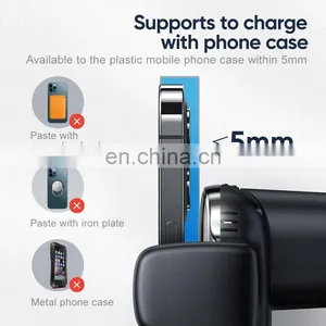 Joyroom ZS248 FCC CE Qi Car Charger Mobile Suction Cup Version Qi 15W Wireless Fast Charging Car Phone Holder thumbnail-6