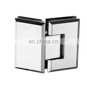 Stainless Steel Glass to Glass 130 Degree Shower Hinge for Glass Door thumbnail-1
