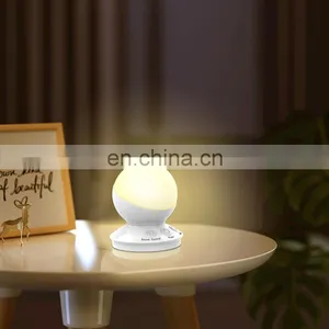 Newest Voice Control Atmosphere Table Lamp Mobile Smart Lighting Usb Charger Bedroom Night Light thumbnail-3