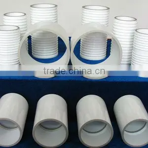 THE NO.1 EXPORTER Ceramic Electrical Vacuum Tube Insulator With Metallizations Made Of High Purity Alumina 95% thumbnail-1