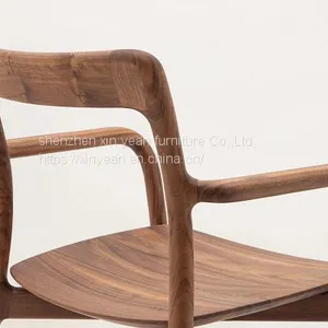 New Design Branca Chair Solid Wood Chair Solid Walnut Dining Chairs thumbnail-2