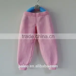 Soft 100% Cotton Knitted Parttern Girls Night Pants thumbnail-4