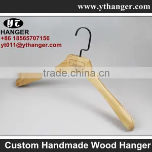IMY-534 Natural Color Superior Wood Hangers thumbnail-1