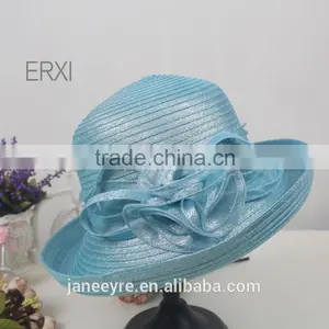 2015 Fashion Style Women's Red Chuch Straw Hat Cheap thumbnail-3