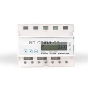 KPM33 Modbus RS485 Interface 3 Phase Din Rail Wireless Smart Energy Meter thumbnail-3