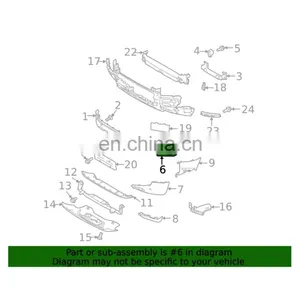OEM LR129431 LR129432 Fog Lamp Fog Light Frame for Land Rover New Defender thumbnail-2