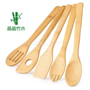 Bamboo Cooking Utensil Set From China Manufacturer Twinkle Bamboo Wooden Cook Tool Wholesale thumbnail-1