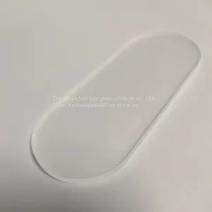 Crafts Lamps Frosted Glass Super White Tempered Glass Small Round Lens Shaped Glass thumbnail-1