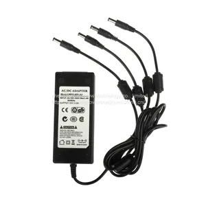 Ce CB SAA TUV C-Tick Certificate 12V6A 4CH Channels CCTV LED AC DC Switching Power Adapter thumbnail-1