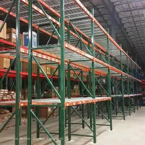 American Type Industrial Warehouse Storage Heavy Duty Teardrop Pallet Racking thumbnail-4