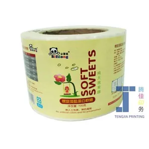 Custom Food Sticker Labels Glossy Matte Lamination thumbnail-1