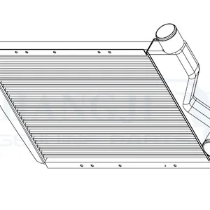 Auto Engine Parts 6108A20-1119010 Original for Golden Dragon Bus Intercooler thumbnail-2