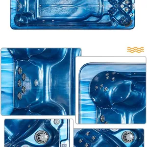 Factory Whole Sell Outdoor Swimming Spa Pool Swim Spa Whirlpool Hot Tub thumbnail-3