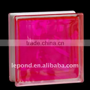 Beautiful Pink Glass Brick for Dcorative Our House thumbnail-1