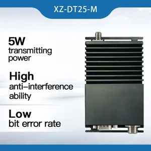 115200bps VHF Transmitter RS232 RS485 Radio UHF Modem 5W Wireless Data Sender and Receiver thumbnail-1