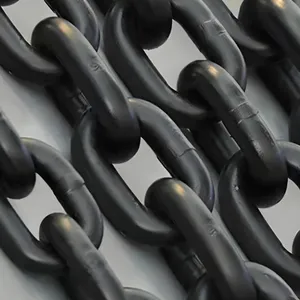 Mining Scraper Chain φ 14× 50 Manganese Steel Heat Treatment High-Strength Mining Round Link Chain thumbnail-1