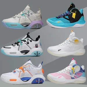 Wholesale New Basketball Shoes Men Breathable Comfortable Sneakers Training Sports Basketball Sneakers Women Shoes Free Shipping thumbnail-1