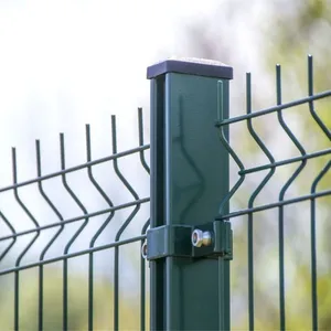 3D Curved Welded Wire Mesh Panel PVC Coated Triangle 3D Welded Bending Curved Mesh Wire thumbnail-4