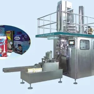 High Efficient Aseptic Carton Cardboard Bricks Juice Filling Machine Production Line thumbnail-6