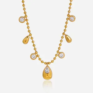 Stainless Steel Necklace With Mill Test Report & 18K Gold PVD Finish thumbnail-5