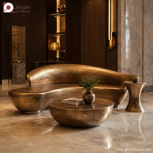Custom Brass Bar Counter Furniture thumbnail-2
