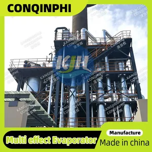 Multi-effect Concentrating Evaporator Steam Heating 500L/h Evaporation Capacity Continuous Operation thumbnail-3
