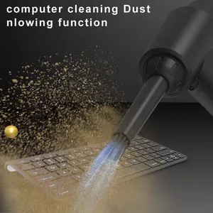Portable Cordless Electric Air Duster Battery Powered Mini Blower for PC & Car Cleaning Handheld Dryer thumbnail-2