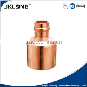 Solder Ring Copper Fitting Reducing Coupling With Stop UPC NSF thumbnail-1