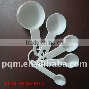 Multi-funtion 5 Pcs White PP Plastic Powder Measuring Spoons thumbnail-1