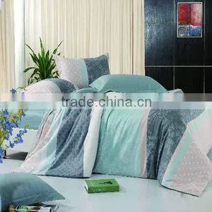 Pigment Print Geometry Bedding Cotton Duvet Cover Bed Set thumbnail-1