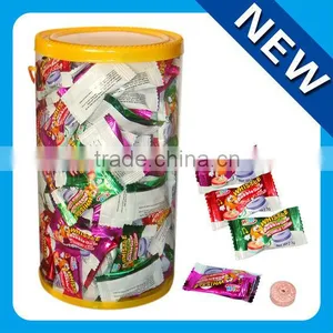 Fruit Round Whistle Bubble Gum in Pvc Jar thumbnail-1
