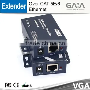 100m VGA Extender With Audio Over CAT 5E/6 Ethernet - Gaia Vision thumbnail-1
